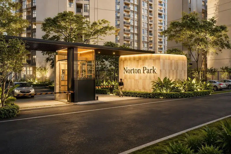 Cổng kiểm soát ra vào Norton Park