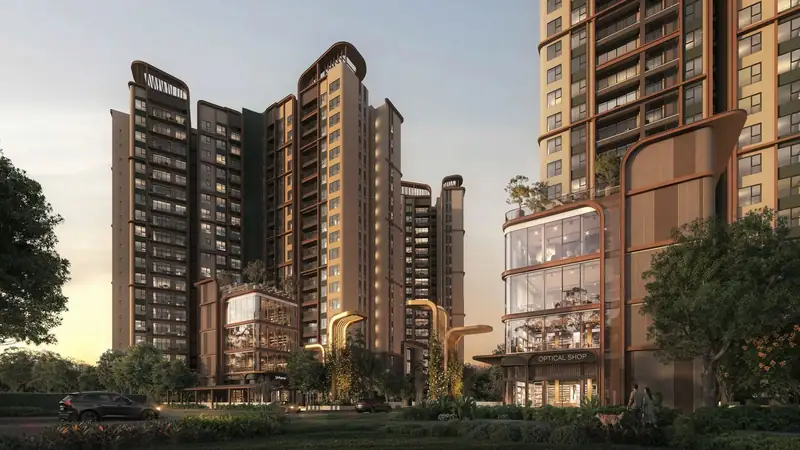 Khối đế thương mại dưới chân tháp Norton Park