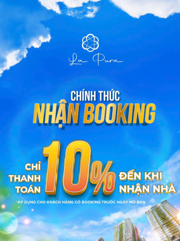 La Pura Bình Dương: Cơ Hội Sở Hữu Căn Hộ Cao Cấp Với 10% Trước Khi Nhận Nhà