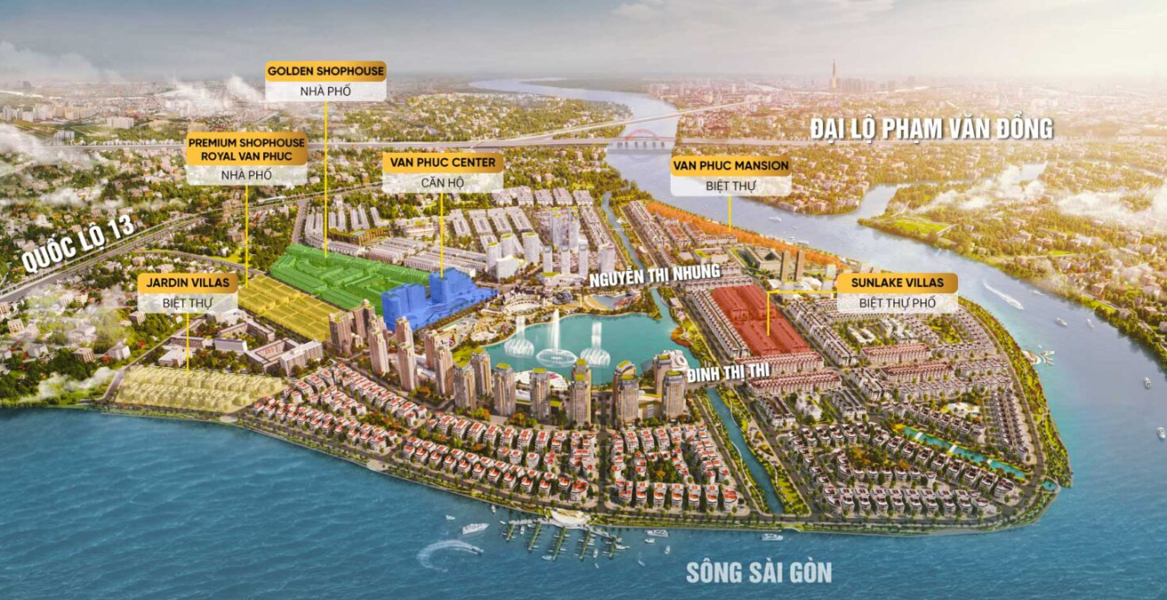 Căn hộ Thủ Đức: Diamond Sky – Kiệt tác kim cương bên sông Sài Gòn, View triệu đô Hồ Đại Nhật