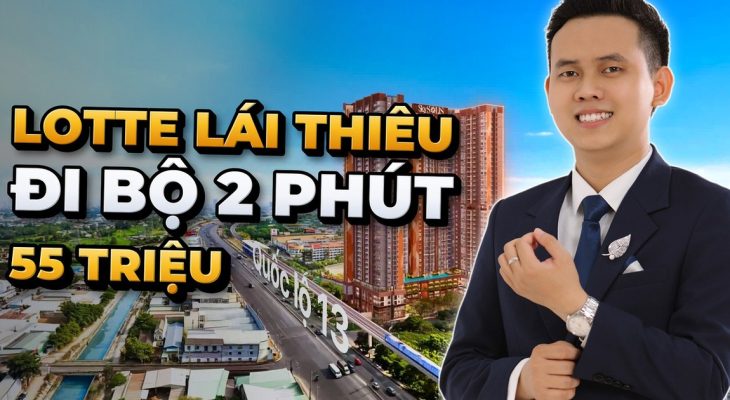 Căn hộ cạnh Lotte Mart Lái Thiêu đi bộ 2 phút có gì bên trong