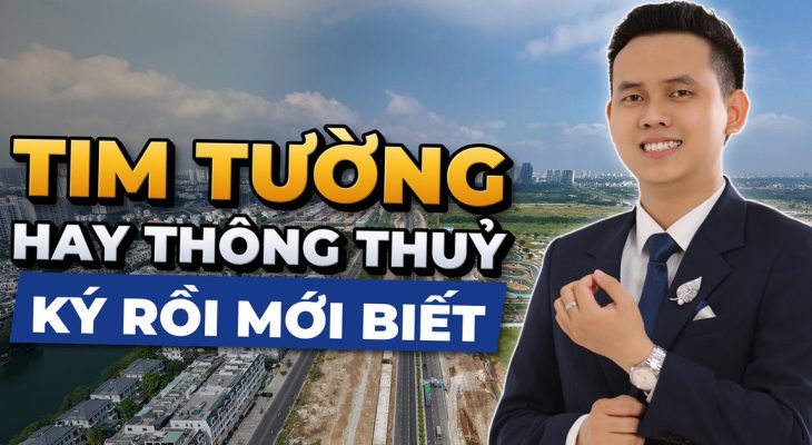Tim tường hay thông thuỷ, đọc đúng diện tích trước khi ký