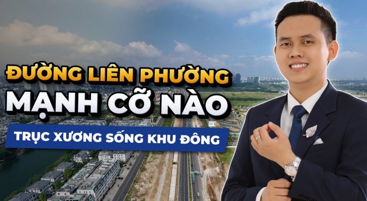 Vì sao đường Liên Phường là trục xương sống Khu Đông