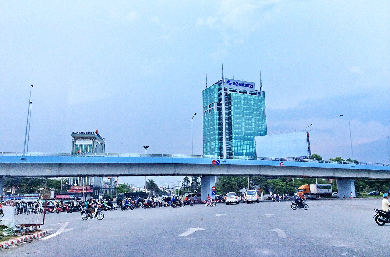 Cầu vượt tại ngã tư Vũng Tàu trên xa lộ Hà Nội, TP.HCM — khu vực nằm trên hành lang kết nối với tuyến Vành đai 3