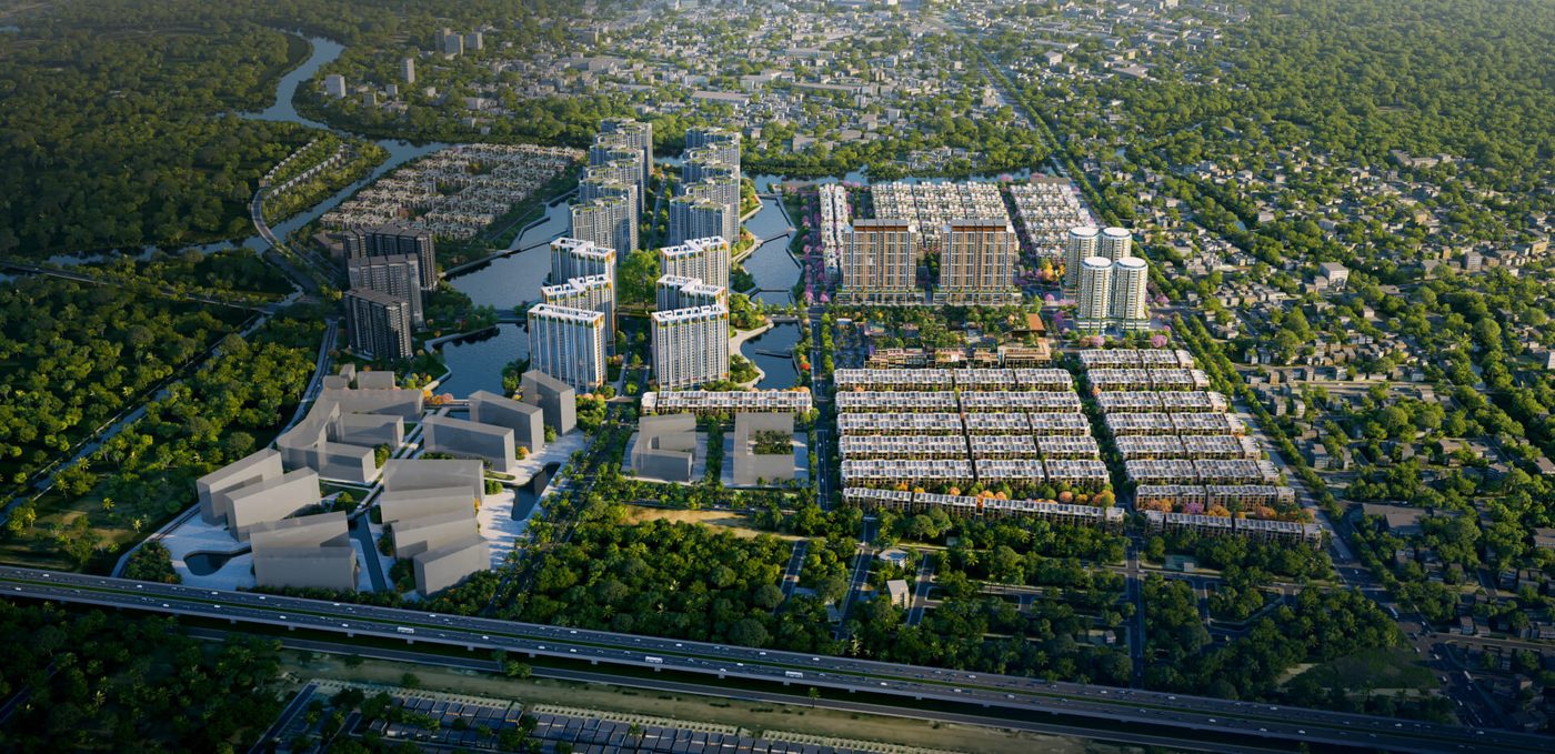 Phối cảnh tổng thể khu đô thị The Global City