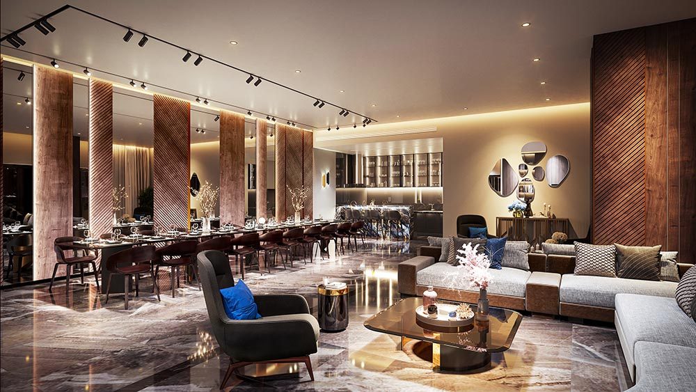 Phòng tiệc Versailles dành cho cư dân The Privé