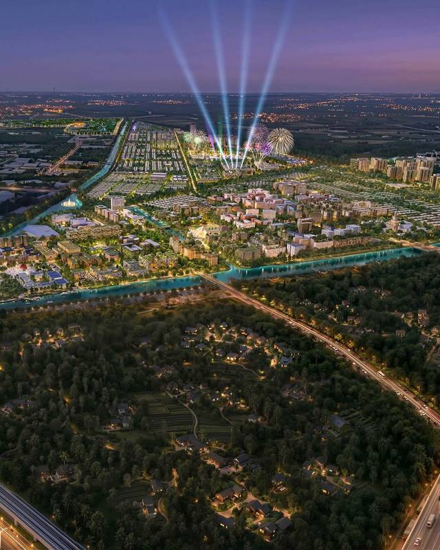 Phối cảnh Vinhomes Saigon Park về đêm